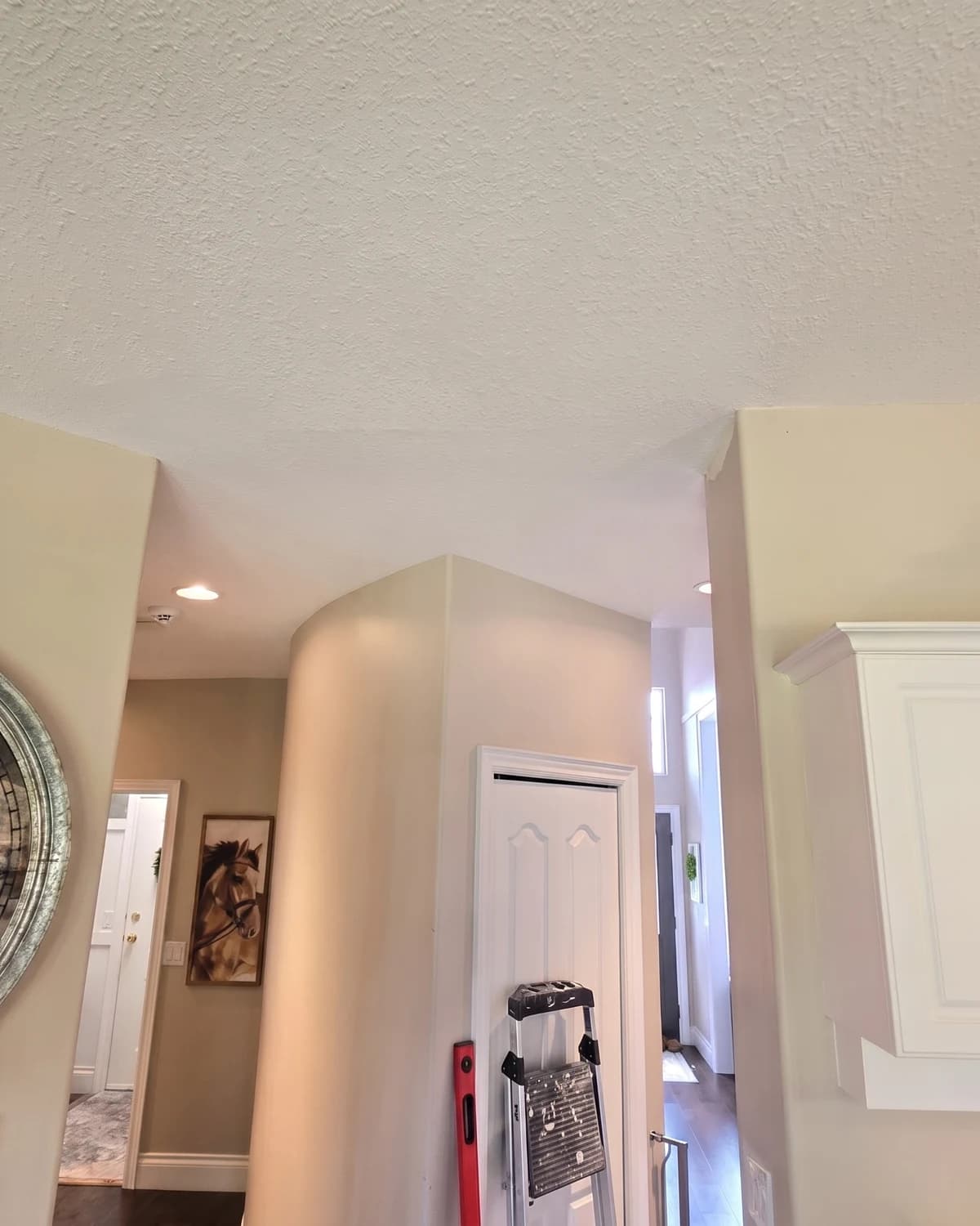 Ceiling repair, after