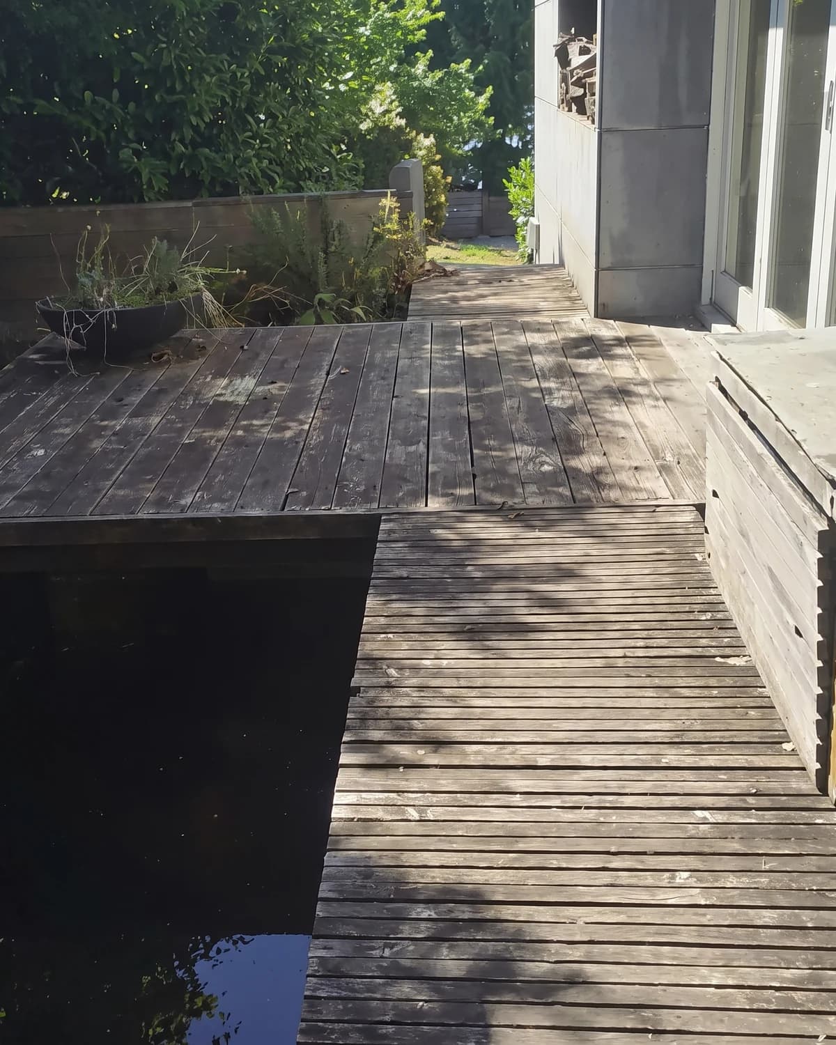 Deck rebuild, before